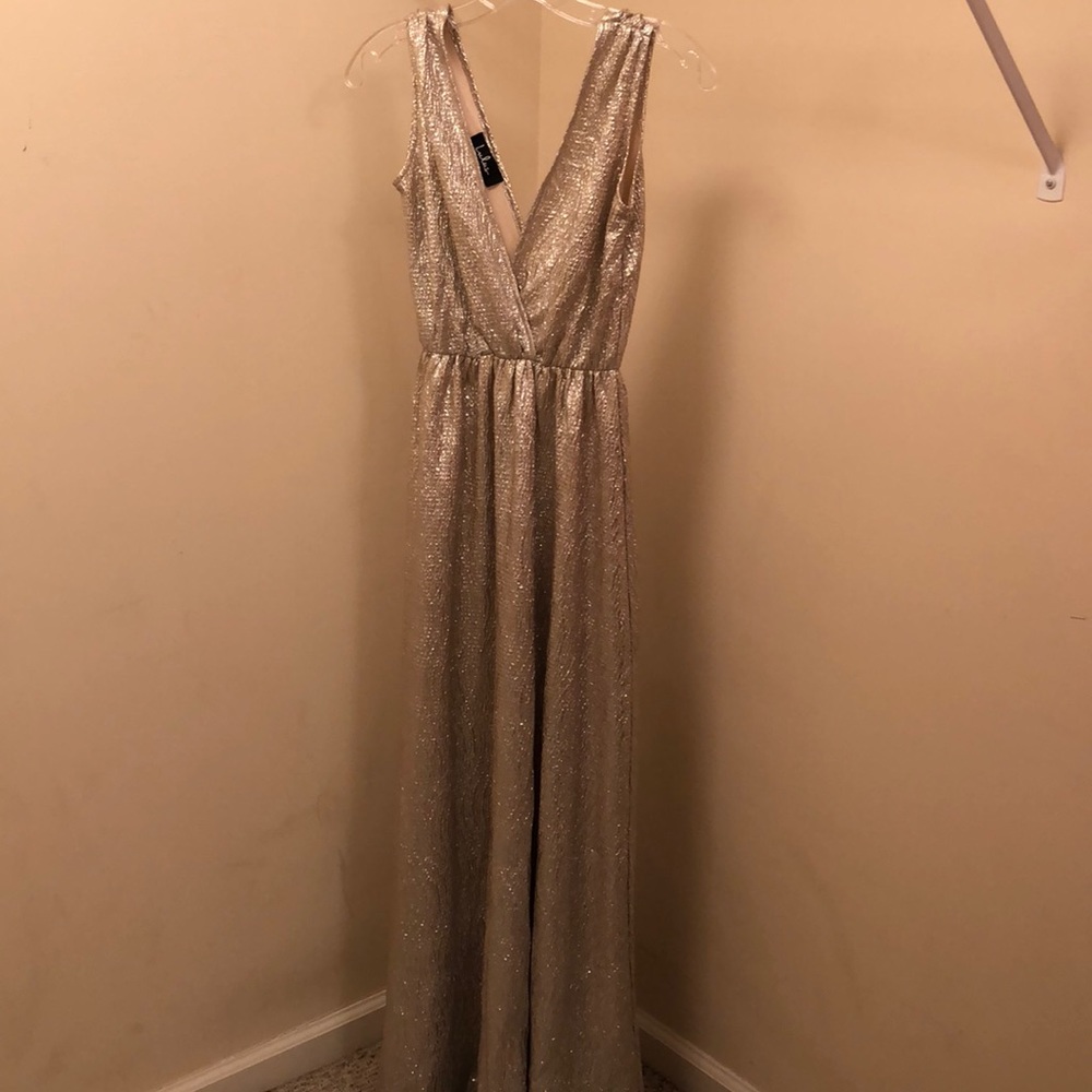Gold maxi dress